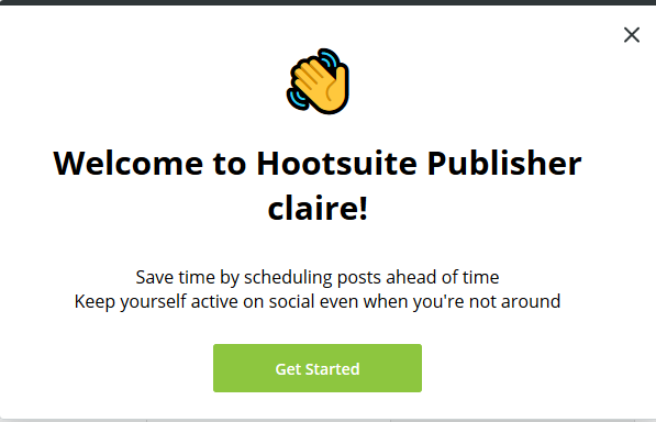 Hootsuite publisher