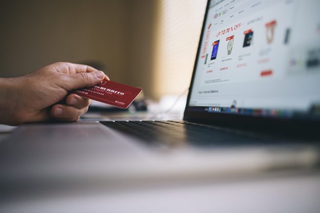 Person making a purchase on an eCommerce Website